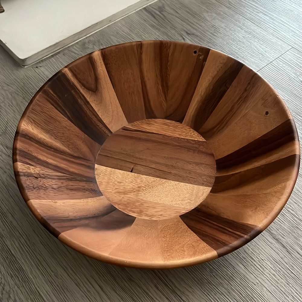 Vagabond House TRIBECA WOOD SALAD BOWL